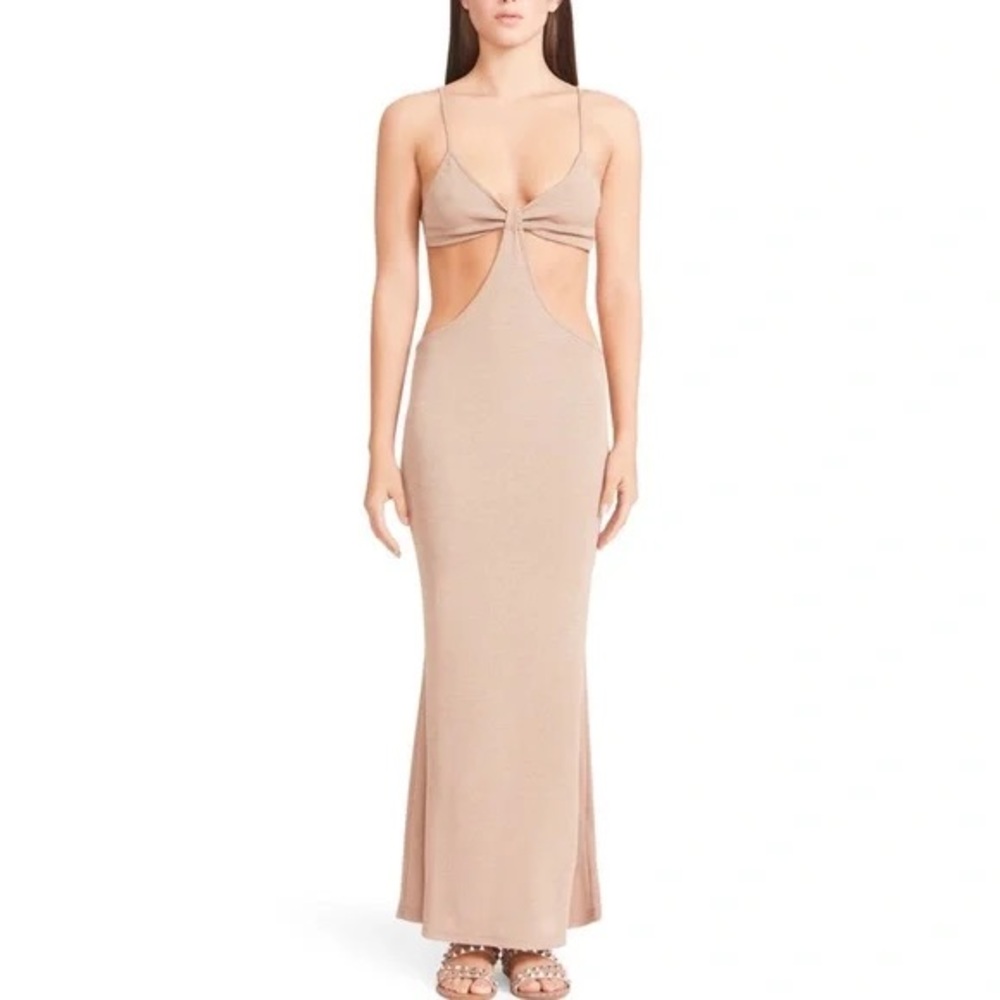 BB Dakota Midriff Cut Out Maxi Dress